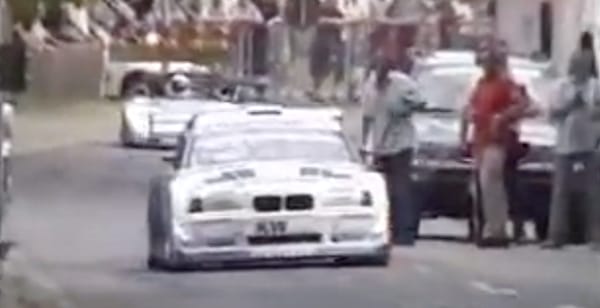 Georg plasa 1990 BMW 320i at the starting line