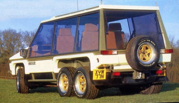 William Towns' Hustler Highlander 6 rear view